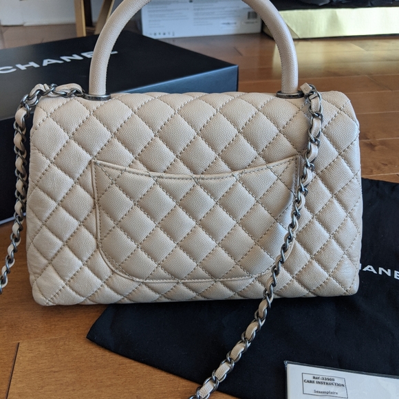 SOLD - Chanel Coco Top Handle Bag Caviar Medium - Picture 3 of 15